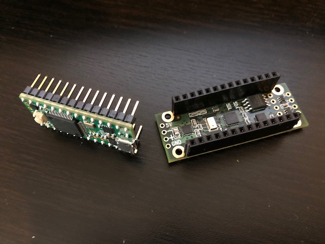 Teensy and Prop Shield with header connectors